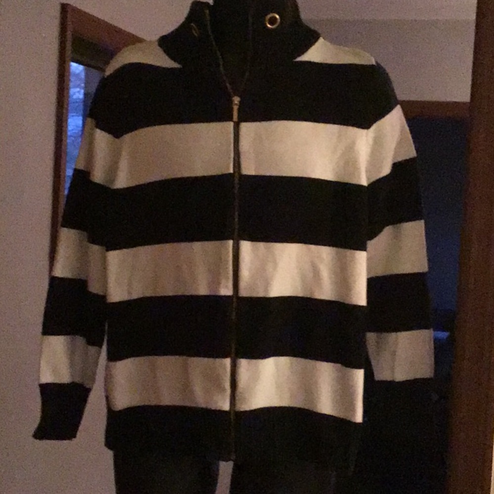Chaps zipper sweater